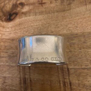 Tiffany Cuff silver. Used. Has scratches